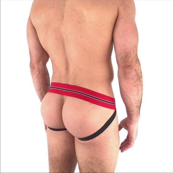 NASTY PIG Rival Jock Strap Red & Black XLarge NEW! - Picture 6 of 8